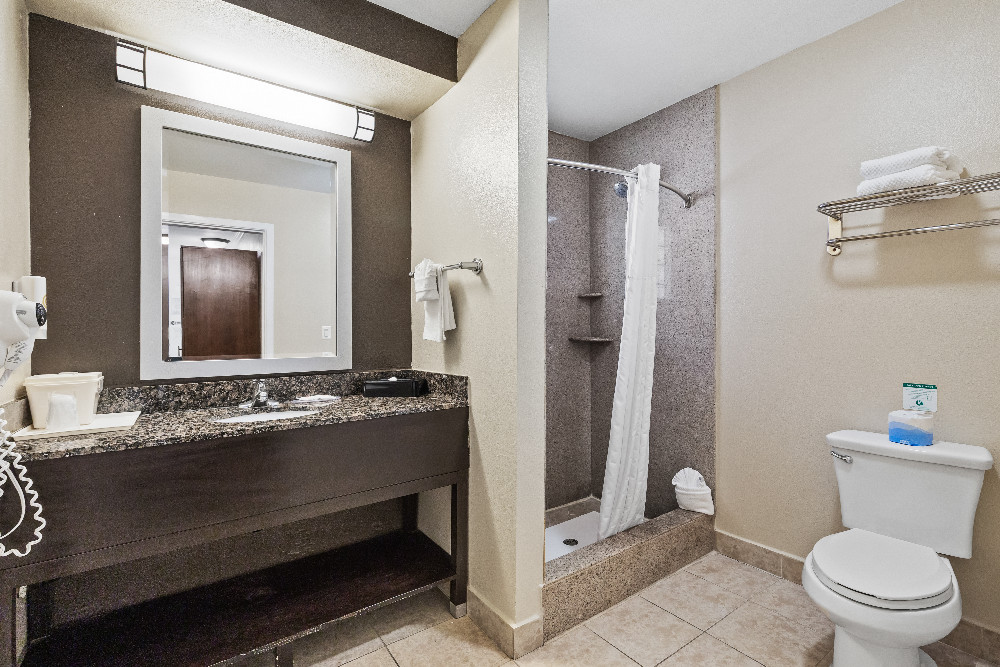 1 King Bed 1 Double Bed Bathroom